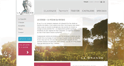 Desktop Screenshot of domaine-lagrange.com