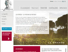 Tablet Screenshot of domaine-lagrange.com